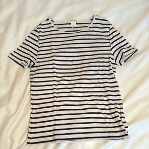 Black and White Striped T-Shirt